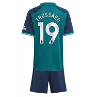 Dětský fotbalový dres Arsenal Leandro Trossard #19 2023-24 Třetí Krátký Rukáv (+ trenýrky)